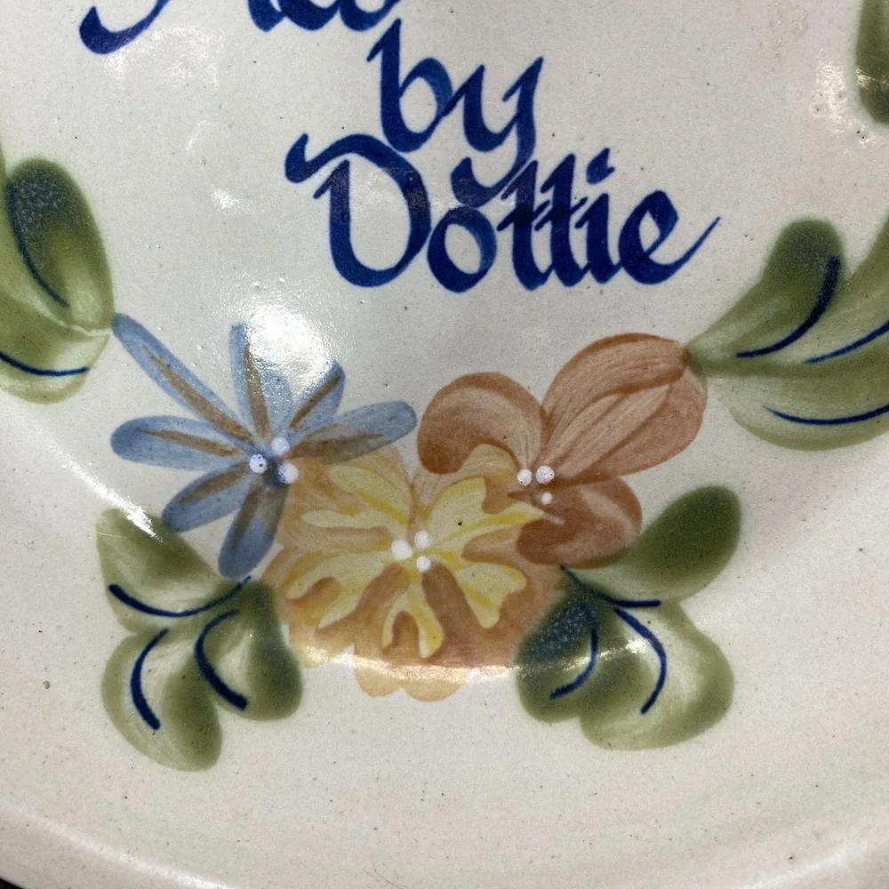 Louisville Stoneware Pies by Dottie Ceramic Pie‎ Plate Hand Painted Farmhouse